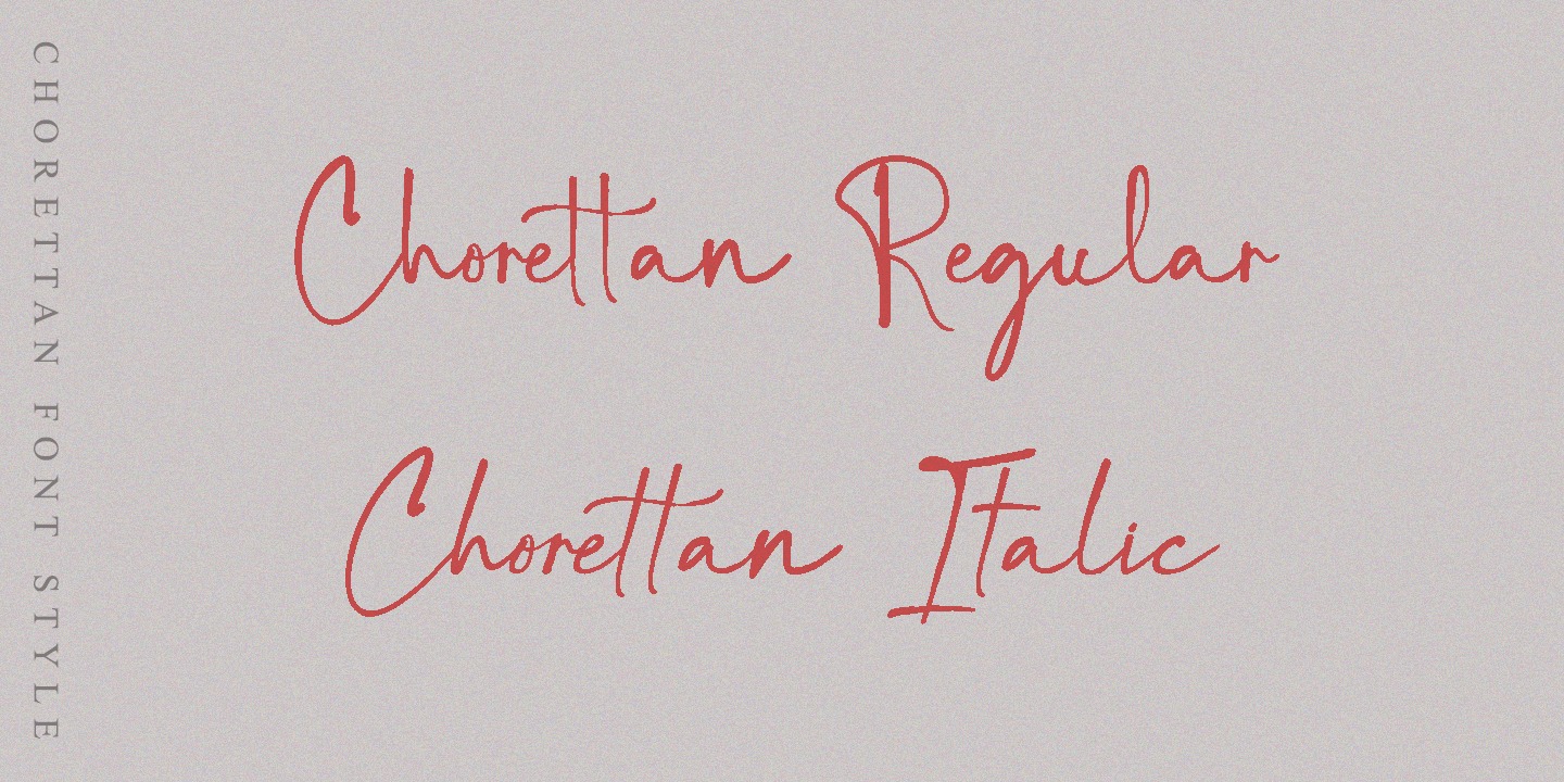Chorettan Regular Font preview